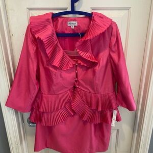 Nicolette Office Formal Business Long Sleeve Blazer/Skirt Set Size 16